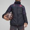 Puma Jachetă de iarnă de fotbal imprimată Manchester City Color Block cu glugă și fermoar cu mâneci lungi pentru bărbați jachete Bleumarin închis 772873-18