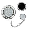 Bag Table Hook Fashion Outdoor Portable Foldable Round Shiny Diamond Purse Handbag Bag Table Hook Hanger Key Bag Hanger