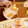 Cartoon Cat Ceramic Beverage Set Large Capacity Kettle Water Cup Cold Water Kettle Water Bottle Flower Tea Pot Coffee Cup