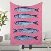Blanket Throw Super Paintingjpg Cosy Plush Art Living Room Sofa Sardines Couch Childish Birthday Gifts