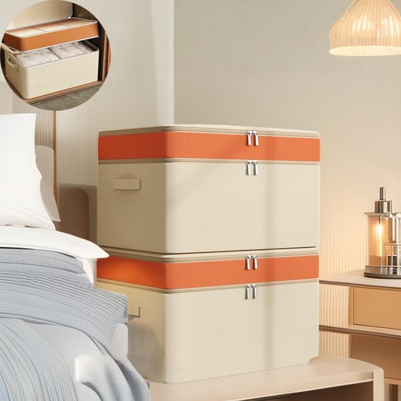 Double Layered Splicing Large Capacity Storage Box,Can Be Stacked and Placed,Clothes,Pants,Blankets Storage,three Specifications
