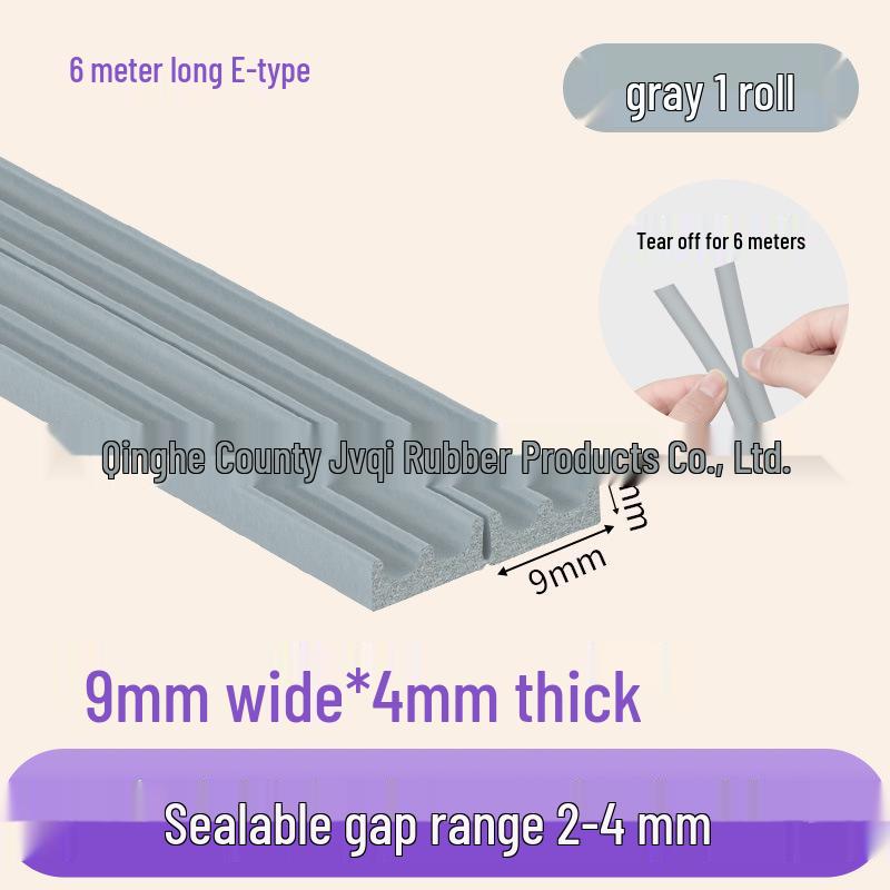 Diebstahlsicherer Schallisolierter Winddichter Tür- & Fensterdichtungsstreifen