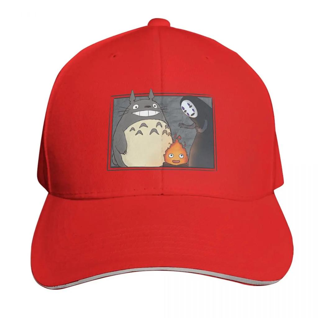 Three Ghibli Friends Cap Fashion Casual Baseball Caps Adjustable Hat Hip Hop Summer Unisex Baseball Hats Polychromatic