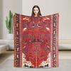 Tree of Life Animal Garden Persian Khorassan Blankets Fleece  Super Warm Throw Blankets for Bedroom Sofa Bedspread