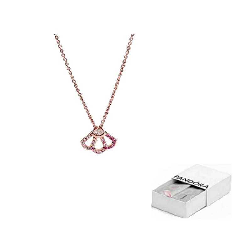 Pandora Synthetic Cubic Zirconia Necklaces Women's 388146C01