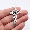 Large Crosses Detailed Religious Charm Antique Bronze Zinc Alloy Jewelry Making Supplies Necklace Making DIY Charms