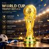 World Cup Trophy Replica 37cm Gold Resin Statue Desktop Decor