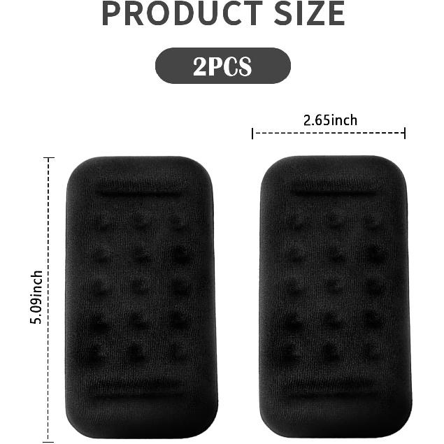 

2PCS Arm Rest Elbow Pads for Car,Cosy Car Armrest Cushion Relieves Elbow Fatigue,Universal Automotive Center Console Armrest with Memory Foam for Arm