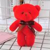5.1inch Bear Plush Doll Soft Stuffed Animal Plushies Keychain Pendant Cute Bear Plush Toys For Gifts Keychain Backpack Decoration
