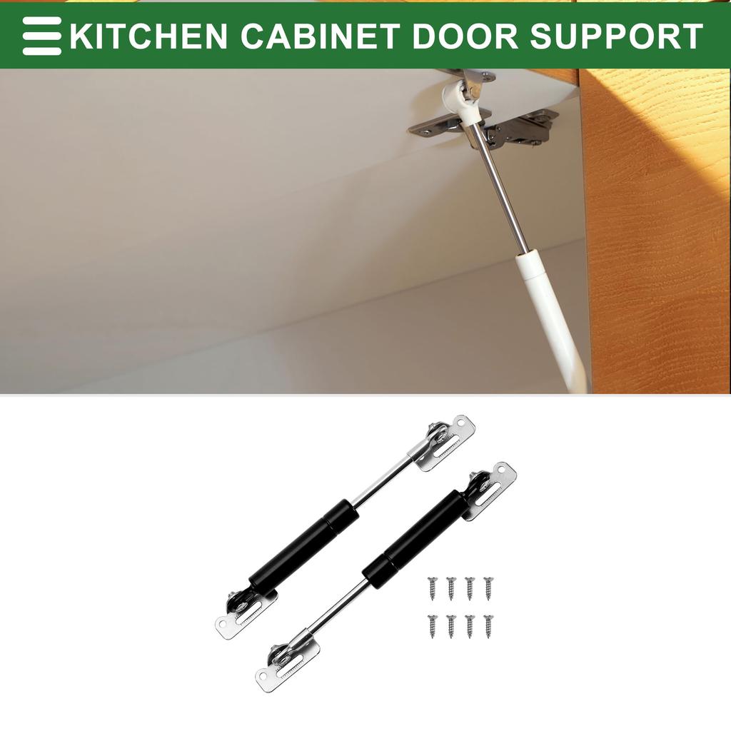 Motoforti Universal Hubstreben, 6-Zoll/155cm, 4lb/20N/2kg Kohlenstoffstahl, Schwarz, 2er-Set