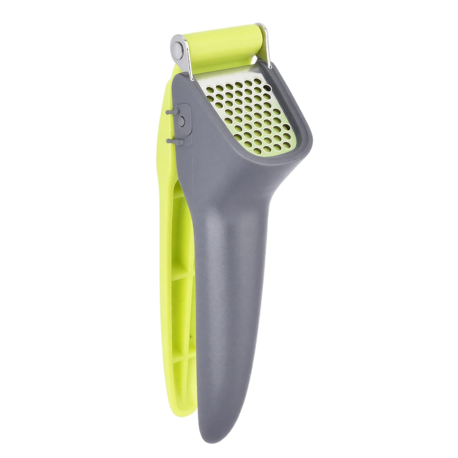 Manual Garlic Press Stainless Steel Garlic Crusher Kitchen Tool Multifunctional Garlic Peeler and Mincer Handheld Garlic Grinder one size