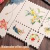 Watercolor Postcard Stamp Paper - DIY Creative Blank Card for Students and Children