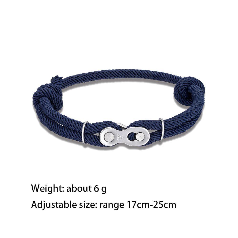 Multiple Colour Bicycle Chain Bracelet Stainless Steel Men Punk Rock Wristband