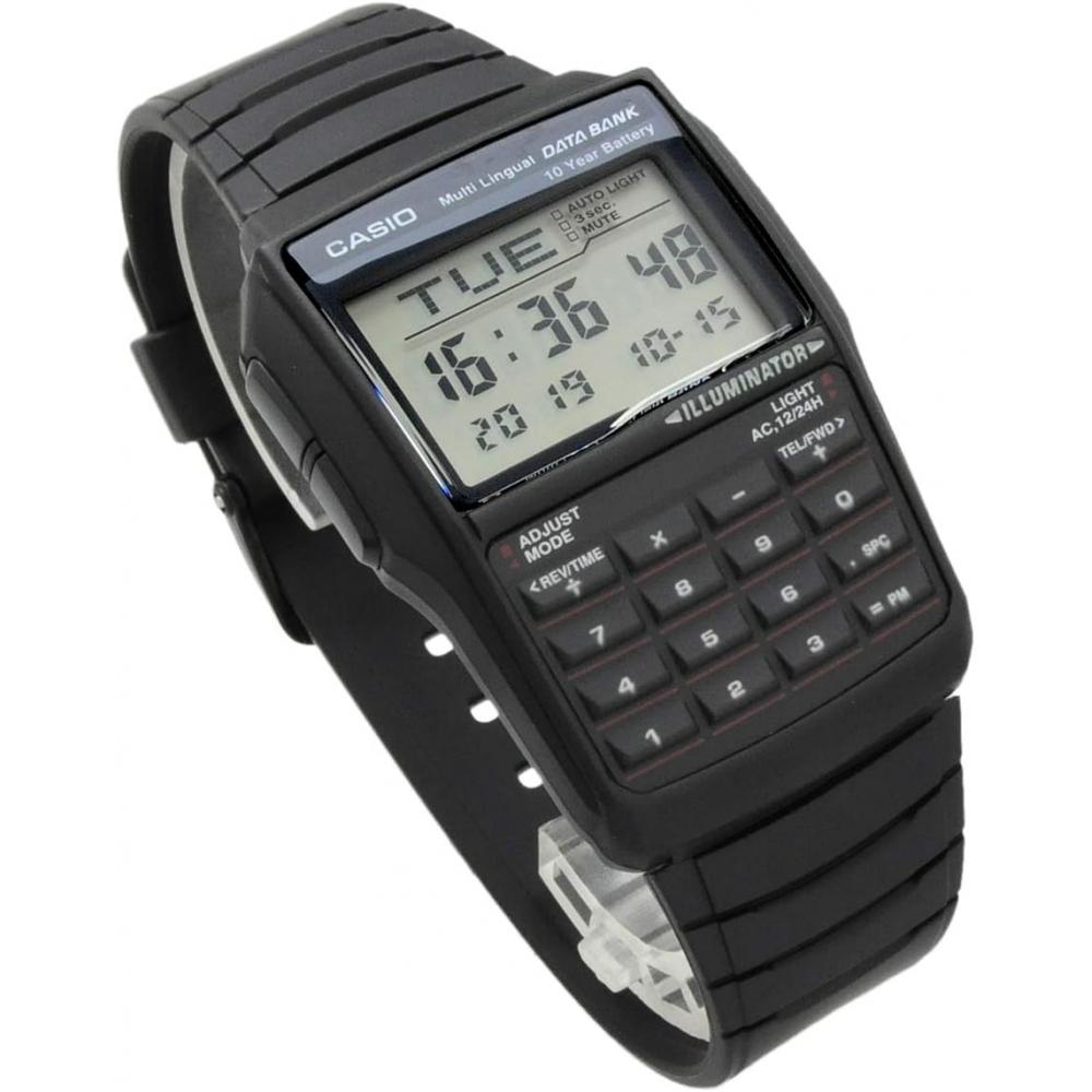 [CaSio] CaSio Data Bank Digital Men S Watch Dbc 32 1a With Genuine Box  overSeaS Model  Black  Black [parallel Imported Product]