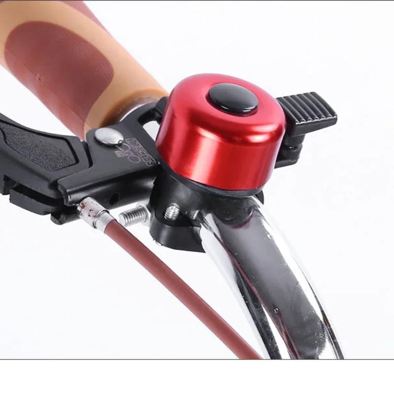 Mini Bike Ring Bell Aluminum Alloy Cycling Safety Warning Alarm Handlebar Bell Ring Bicycle Bell Ring Horn Cycling Accessories