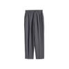 Gray Suit Pants Women's Spring and Autumn Fleece Thickened Large Size Small Thin Professional Straight Pants Pants Pipe Pants