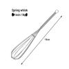 430 Stainless Steel Mini Whisk with Spring Handle - Small Egg Beater and Cream Whipper.