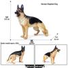 Solid Large Alaskan Malamute and German Shepherd Children's Toy Model Ornament