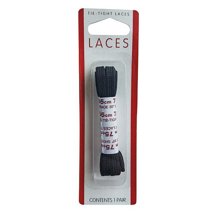 Flat Shoe Lace 75cm Black
