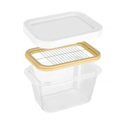 Butter Schneide-Aufbewahrungsbox Schneider Butterdose mit Deckel Butterdose mit Schneider Butteraufbewahrer Aufbewahrung Käse Frischhaltebox