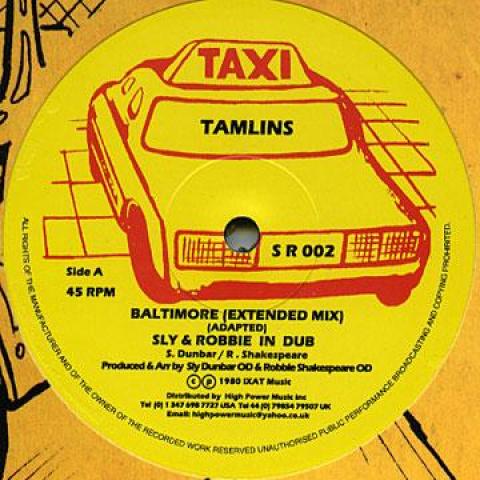 

12inch Record TAMLINS WELTON IRE SLY ROBBIE - Baltimore Extended Mix Hotter R SR002 Taxi UK 1983 Jamaica Reggae Ska Dub