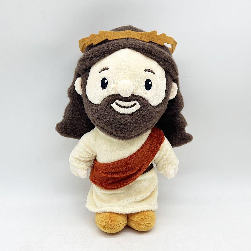 Sleep Hug Stuffed Jesus Home Decoration Jesus Plush Toy Jesus Cotton Doll Birthday Gift