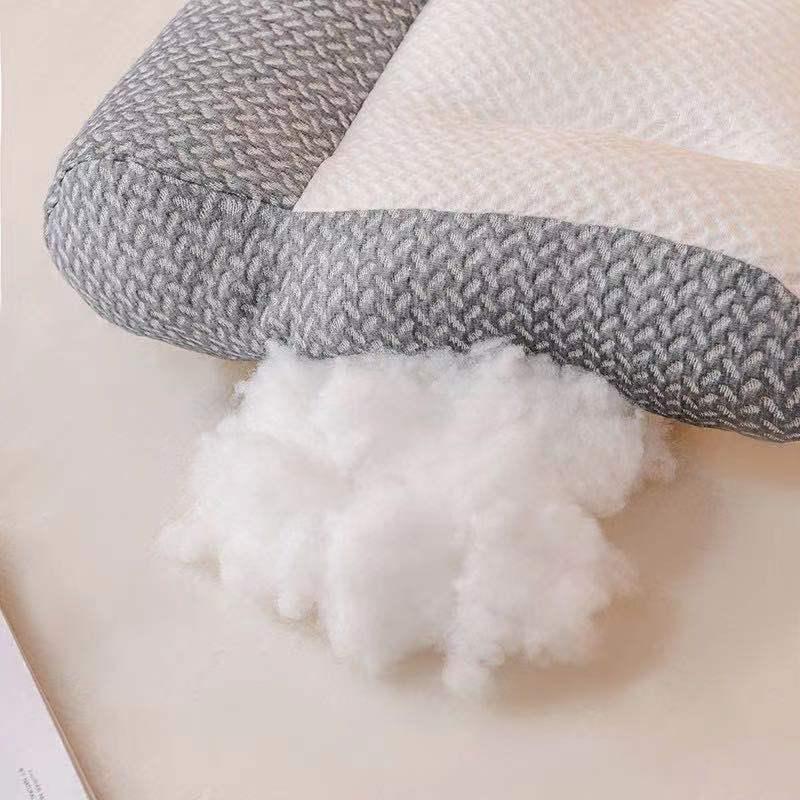 Light Luxury 3D Feather Velvet Neck Support Massage Pillow, Japan