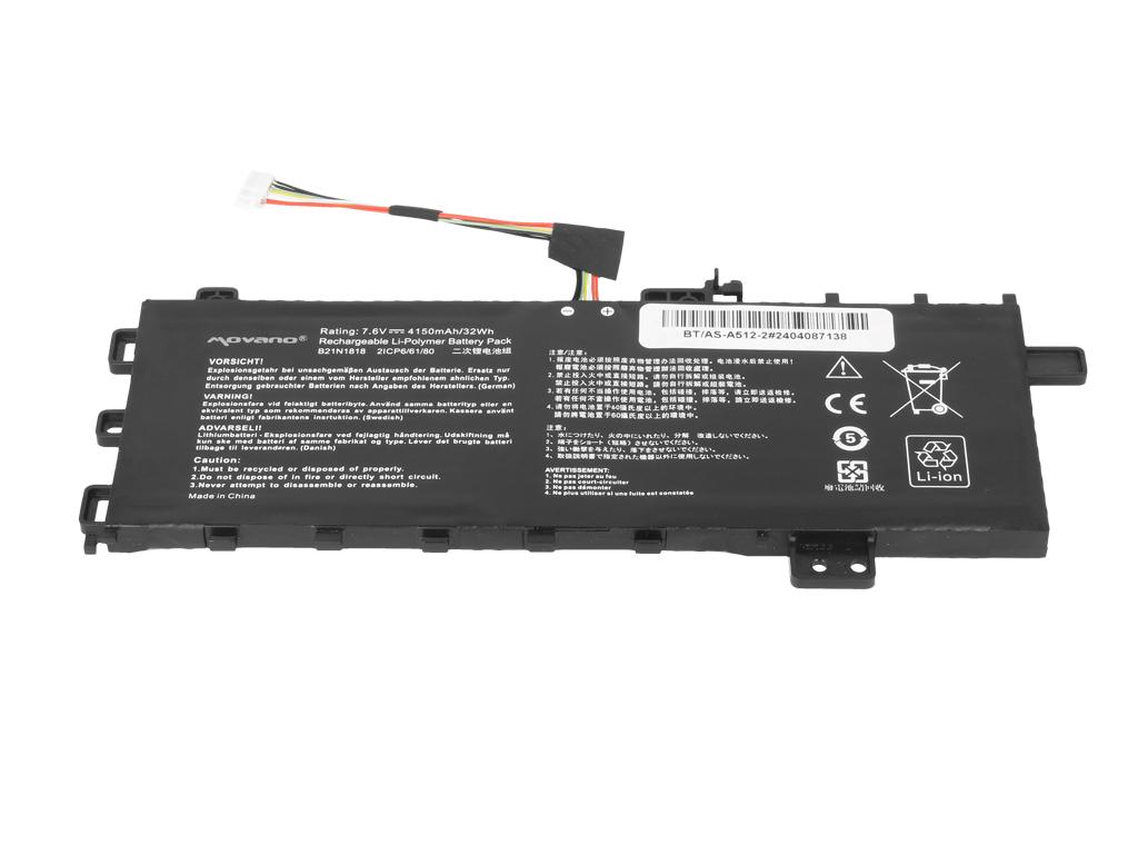 B21N1818 Battery for Asus Vivobook 15 A512 R512 X512