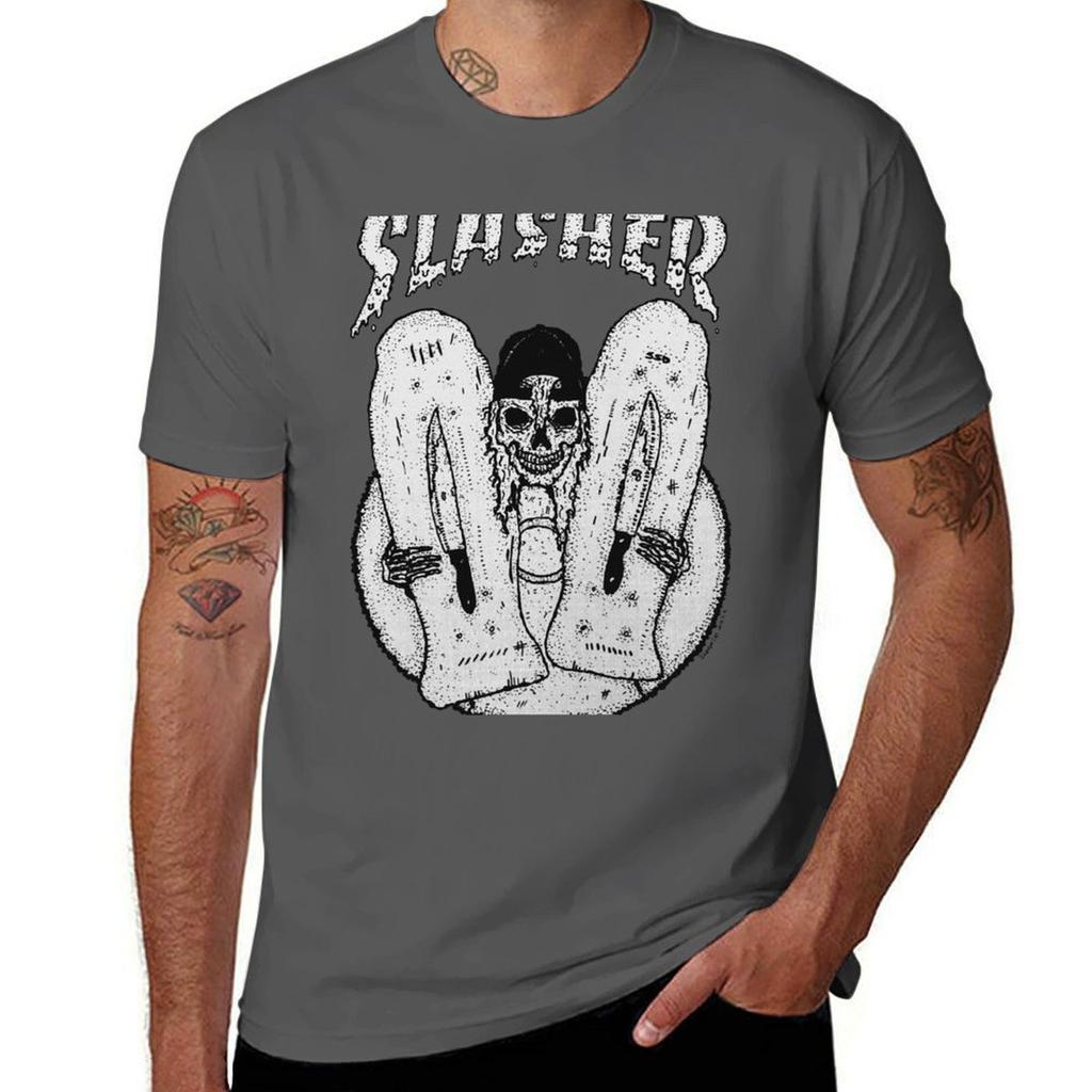 Slasher Hell on Wheels TShirt Tough Fabric Work Tee