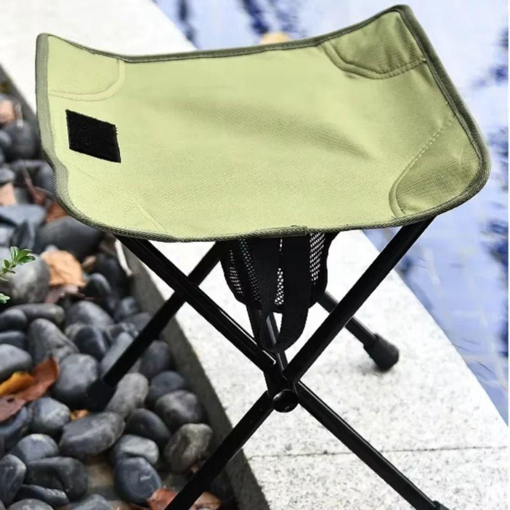 Moisture Proof Camping Folding Chair Aluminum Folding Fishing Chair  Camping Equipment