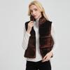 Fashion and leisure new cotton vest solid color vest corduroy women's cotton warm winter coffee