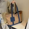 Canvas Large Bag Handbag Retro Shoulder Bag Fashion Women's Bag Women's Handbag Large Capacity Tote Bag Women's Bag