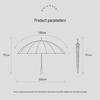 In-Stock Dual-Use Golf Umbrella: 16 Ribs, Leather Handle, Sun/Rain Protection, Automatic, for Two People, Great Gift and Promotional Item