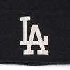 New Era MLB Knit Cap with LA Free BC Rhinestone Los Dod Black Rhinestones, Black, Knit, Badge,