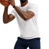 Men's Striped Texture Quick-Dry Short-Sleeved T-Shirt - Men's Retro Round-neck Lightweight Breathable Cool-Feeling Sports Casual Shirt