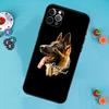 German Shepherd Dog Cartoon Phone Case For iPhone 17 Air 13 16 15 11 12 14 Pro Max 13 12 mini 15 16 Plus 16e Cover Funda