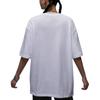 Jordan Essentials Soft Comfortable Loose Fit Crew Neck Short Sleeve T-Shirt Women Tops White HM4373100
