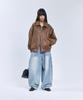Standarderror 87-Stan009 [Renewal] Standard Blouson Suede Jacket Crack Brown (C Type)
