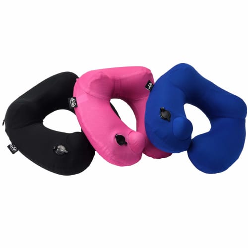 GI-AIR Pump-Built Air Pillow DRY-C Onyx Black | Comfortable Travel Accessories Eye Masks & Eye Pillows