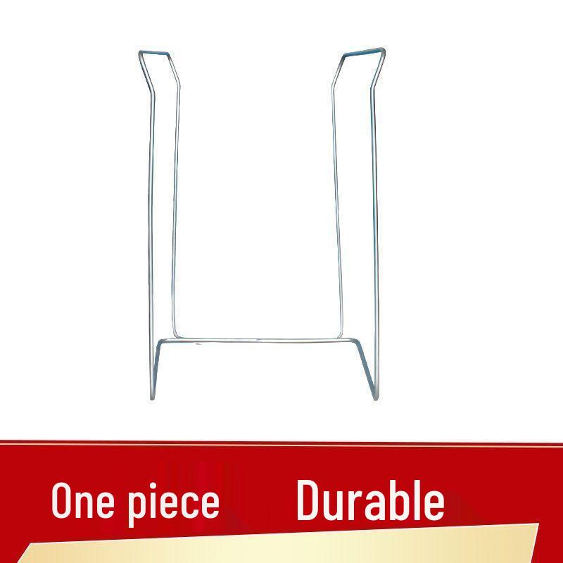 Outdoor Portable Trash Bag Holder - Large Hanging Rack for Camping and Agricultural Use.