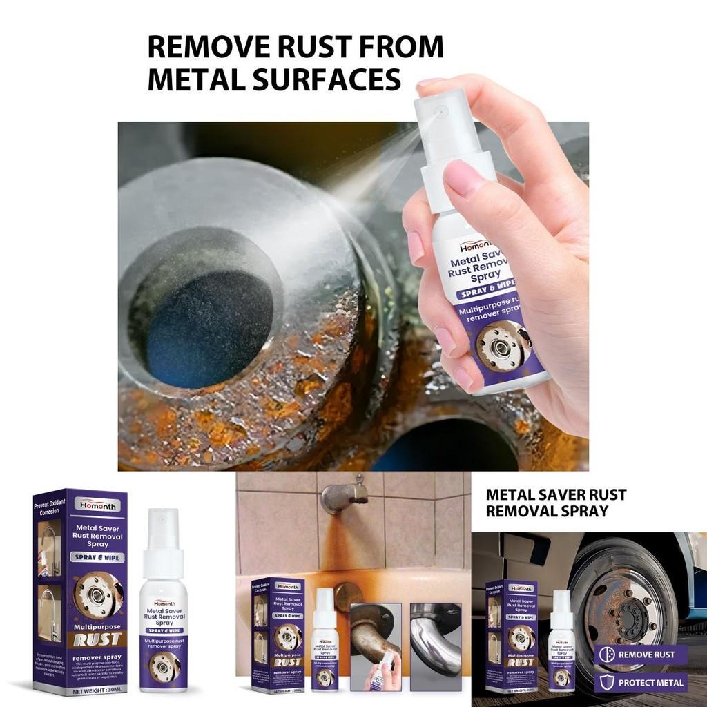 Spray anti-rouille métallique Homonth pour jantes de voiture, pneus et pièces métalliques - Restauration 30 ml