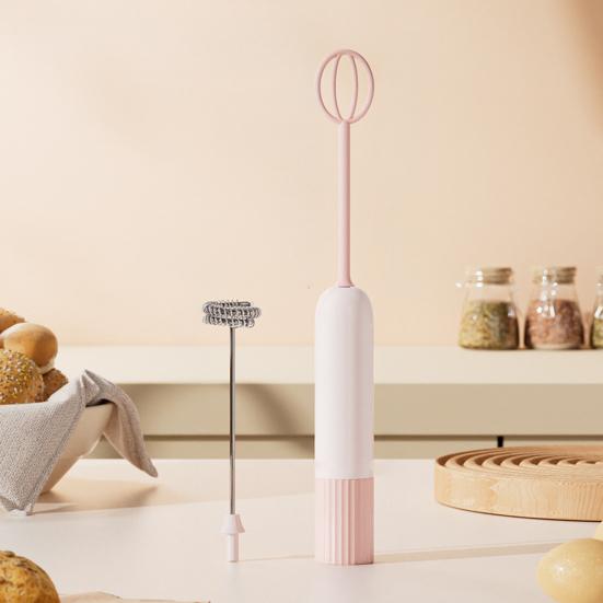 Eierschläger Handheld Elektrischer Schneebesen mit Doppelköpfen Schlagen Backen Aufschäumen Kaffee Milchschaum Mischen Lebensmittelgeeigneter Küchenmixer