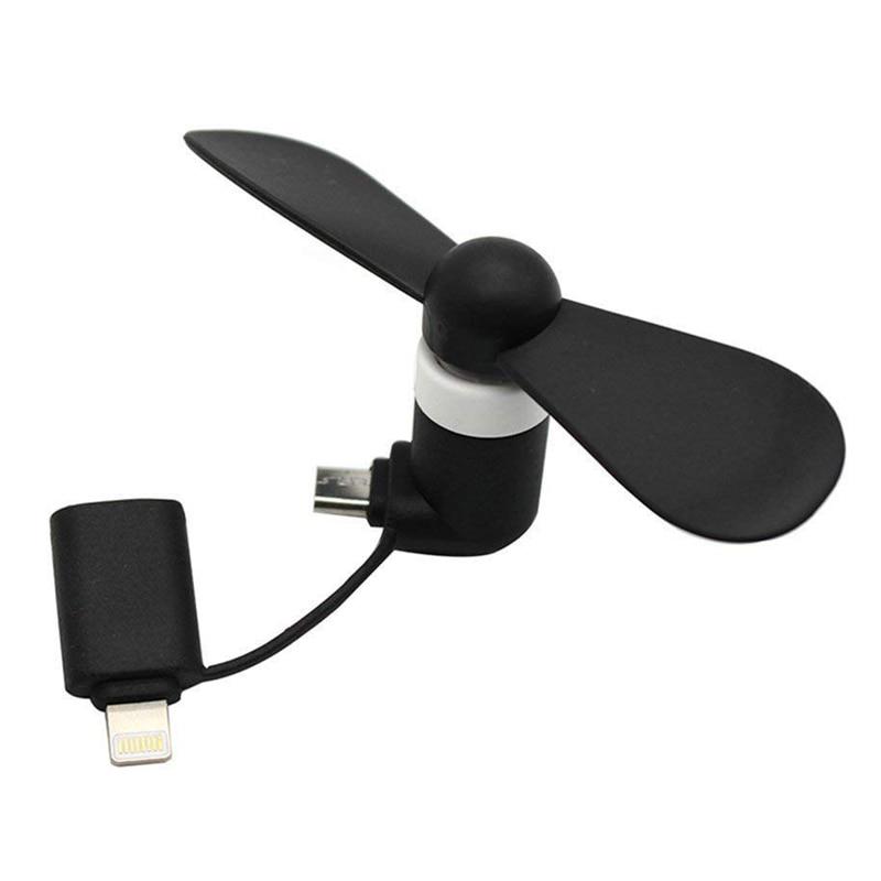 Mini 2 in 1 Portable Micro USB Fan