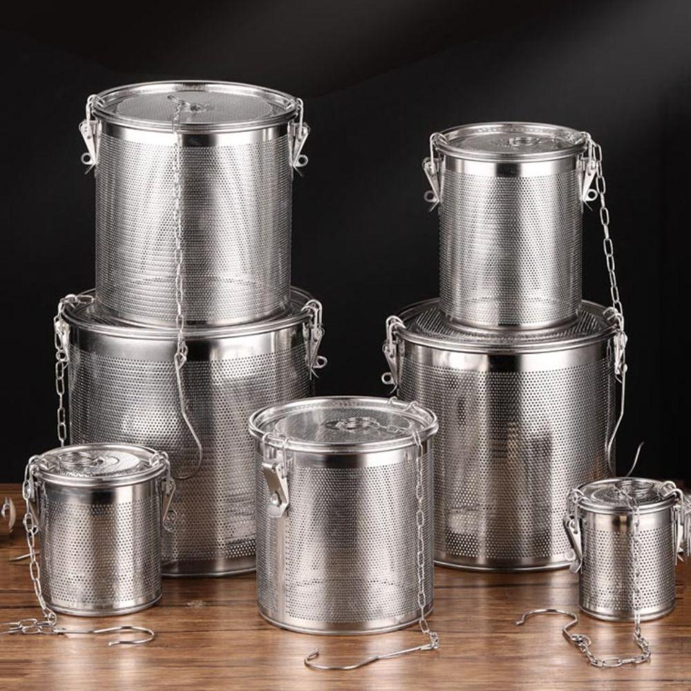 Stainless Steel Seasoning Cage Kitchen Tools Seasoning Strainer New Basket Filter Bag