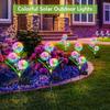 Solar Powered Dandelion Simulation LED Lights, Courtyard Garden Decorative Lights, Outdoor Lawn Landscape Ground Mounted Lights