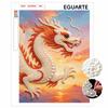 Dragon Pearl Kit 5D DIY Round Rhinestone Art Craft for Adults Home Wall Decoration Beginner Friendly Frameless Design
