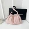 Large Capacity Crossbody Bag Women's Pleated Lightweight Shoulder Bag Underarm Bag