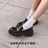 Whole Cowhide~ Small Leather Shoes Women's 2025 Spring and Autumn British Style Casual Single Shoes One Pedal Platform Loafers Versatile