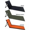 Portable Folding Seat Without Legs Lightweight Camping Chair with Backrest Compact Beach Lounger for Park Lawn Picnic
