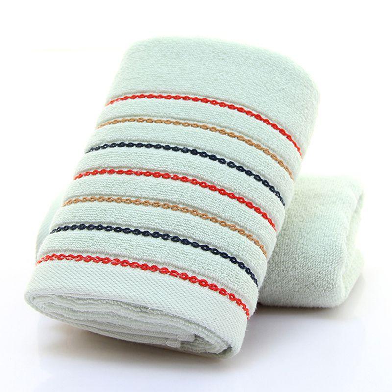 Large Striped Cotton Towel Soft And Absorbent Bath And Shower Towel For Adults And Kids